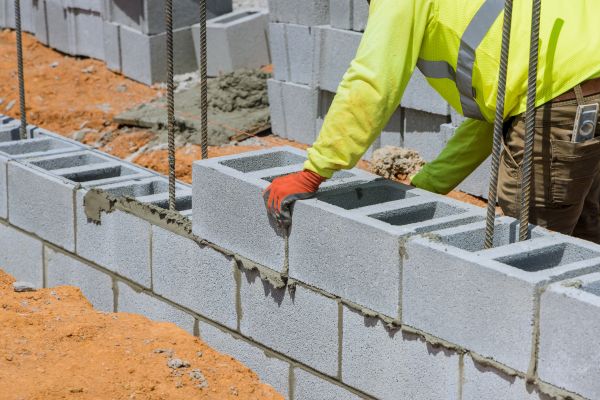 Concrete Blocks Installation in Provo