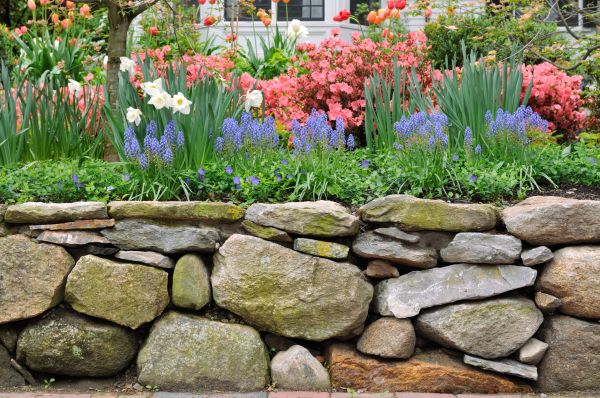 Stone Wall Hardscaping in Provo