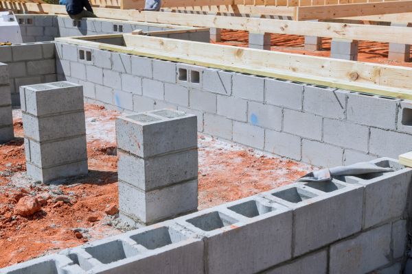 Cement Block Installation in Provo