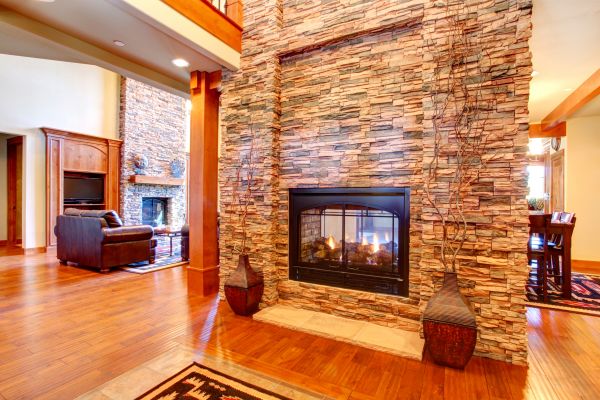 Stone Hearth Installation in Provo